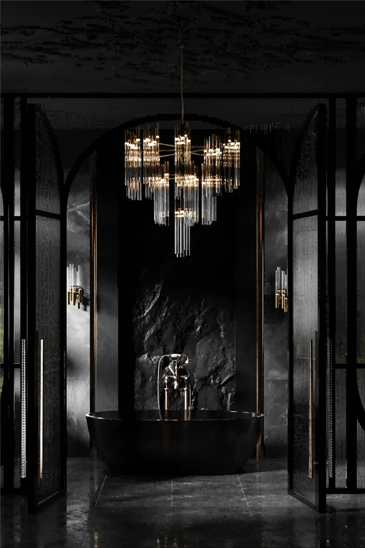 Decor Living Crystal Chandelier