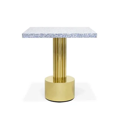 Mesa de centro con espejo de lujo