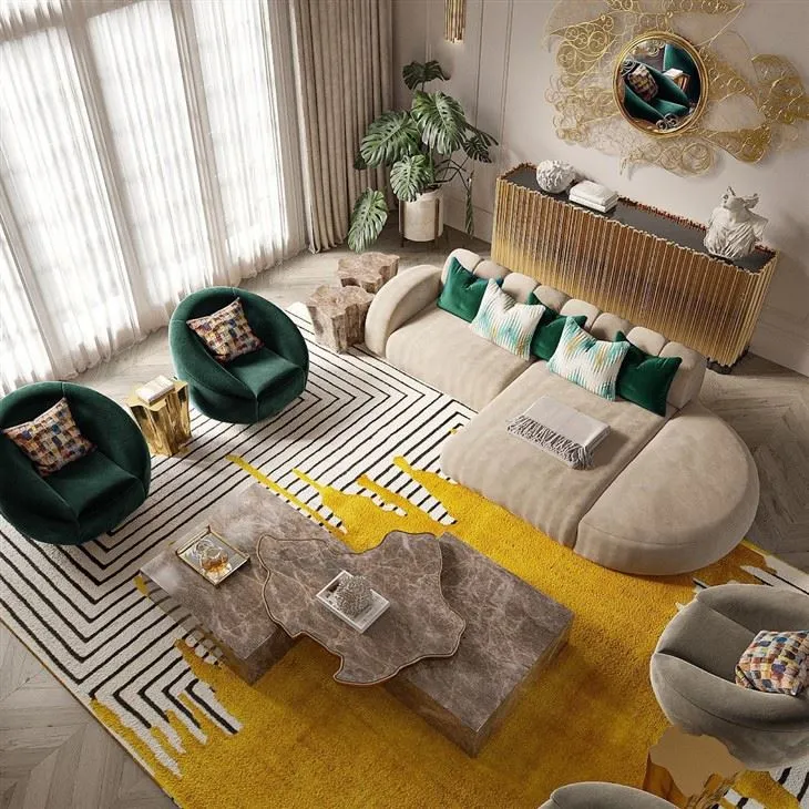 Designer Marble Top Coffee Table